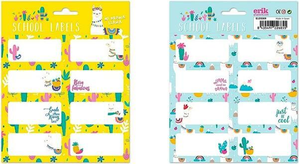 Cheap and Cute Girls School Labels - Llama Lover Sticker Labels