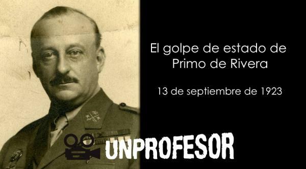 Staatsgreep van Primo de Rivera - Samenvatting
