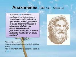 MILLETO'S ANAXIMENS THOUGHT
