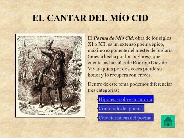 Legenden om Cid Campeador - Kort sammendrag - El Cantar del Mío Cid
