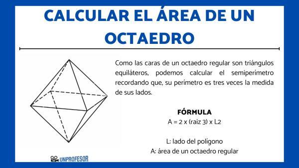 Kuinka laskea oktaedrin pinta-ala
