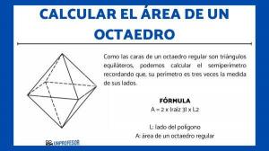 Kako izračunati PLOŠČINO oktaedra