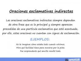 What are indirect exclamatory sentences