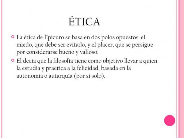 एपिकुरस का विचार: सारांश - एपिकुरस के दर्शन में नैतिकता 