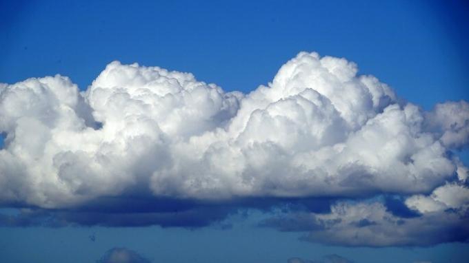 types of cumulus clouds