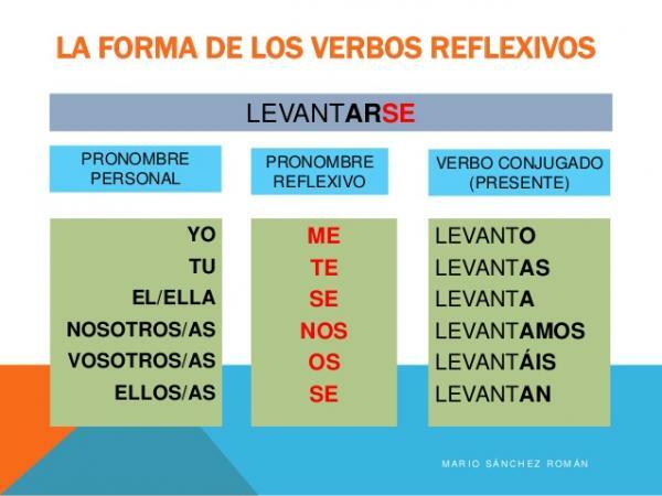 Τι είναι τα αντανακλαστικά ρήματα στα Ισπανικά