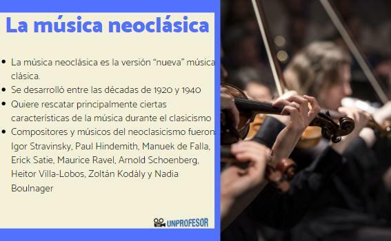 Neoclassical music: characteristics and examples