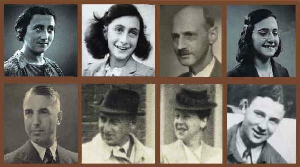 Deník Anny Frankové: hlavní a vedlejší postavy