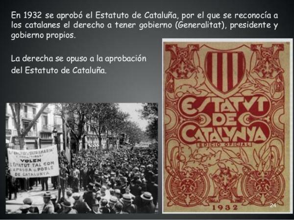 Geschiedenis van Catalonië in de Tweede Republiek - De radicalisering van Catalonië