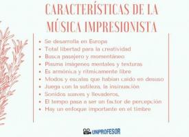 Caracteristicile muzicii impresioniste