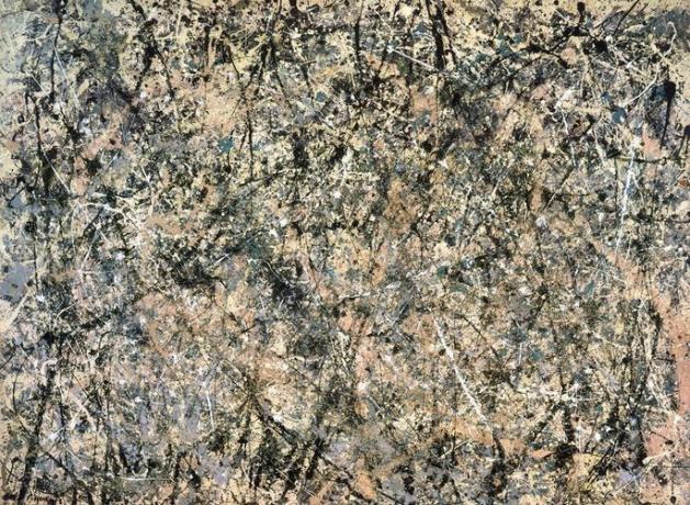 Nummer 1, Lavender Mist av Jackson Pollock (1950)