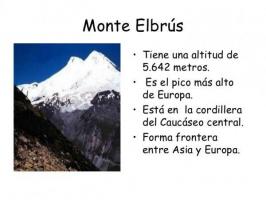 Wat is de hoogste berg van Europa?