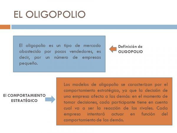 Oligopol: määratlus ja omadused