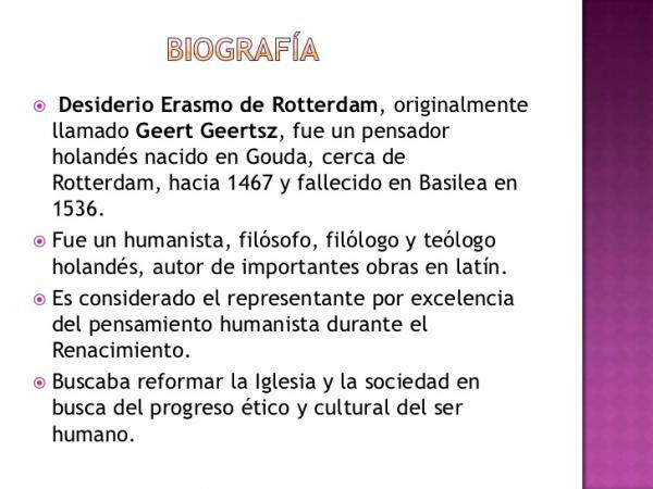 Erazmo Roterdamski i humanizam - Tko je bio Erazmo Roterdamski? 