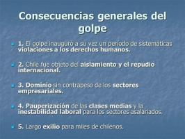Chilean dictatorship: short summary