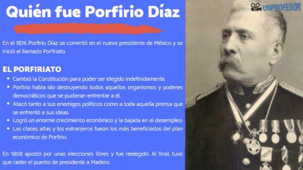 Who was Porfirio Díaz and what he did - The end of the Porfiriato and the last years of Porfirio