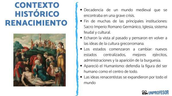 Zgodovinski kontekst renesanse - Kakšen je bil zgodovinski in kulturni kontekst renesanse?