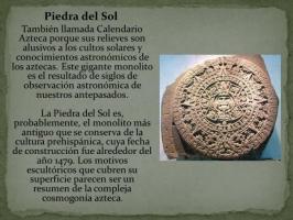 Aztec SUN stone: meaning, origin and symbols