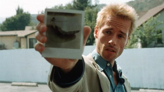 Frame from the movie Memento