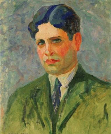 Oswald de Andrade painted by Tarsila in 1922.