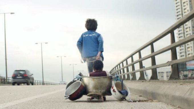 Frame from the film Capernaum