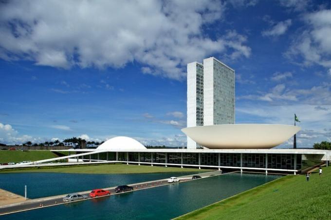 Nacionālā kongresa Niemeyer arhitektūra