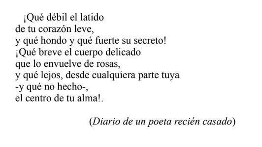 Juan Ramón Jiménez: most important works - Diary of a newly married poet (1916) 