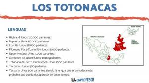 TOTONACAS: ადგილმდებარეობა და ენა