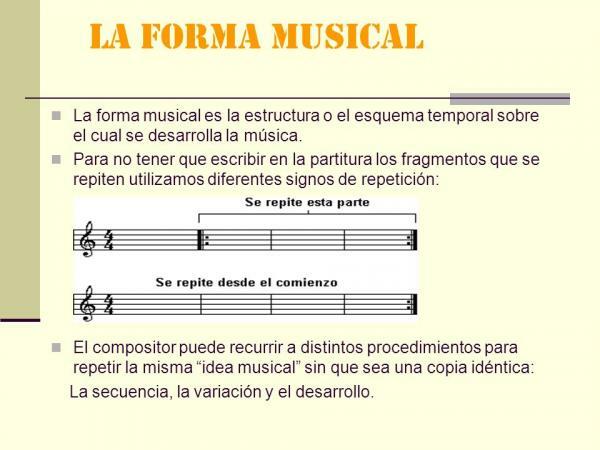 What is the musical form and its classifications - What is the musical form