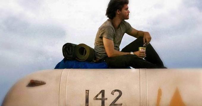 Frame from the film Into the Wild