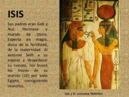 EGYPTIAN GODDESSES: Most prominent names