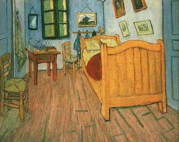 O quarto em Arles, by Vincent van Gogh