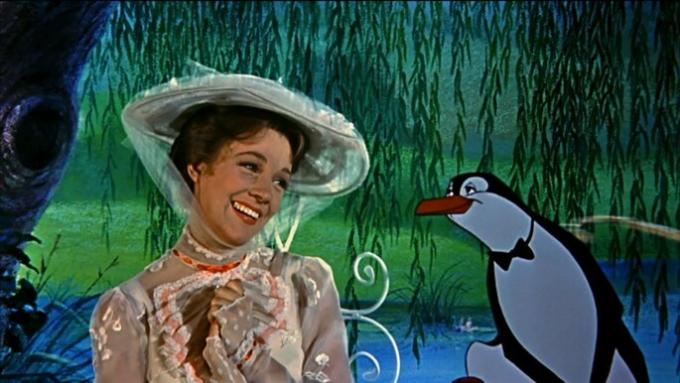Frame from the film Mary Poppins