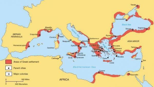 Was war Großgriechenland - Bedeutung und Karten - Beziehungen zu Griechenland