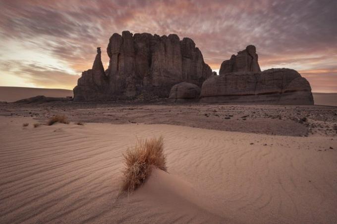 Saharan kuiva aavikkoilmasto
