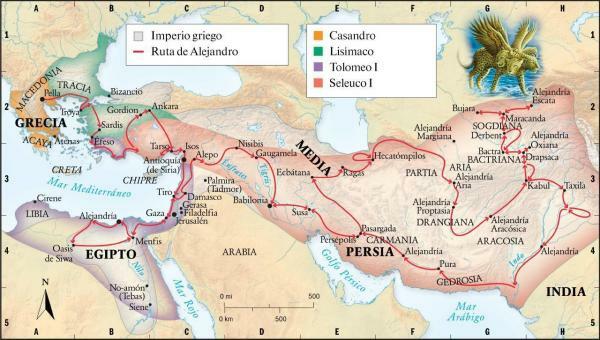 Греческая империя: краткое содержание - карта греческой империи