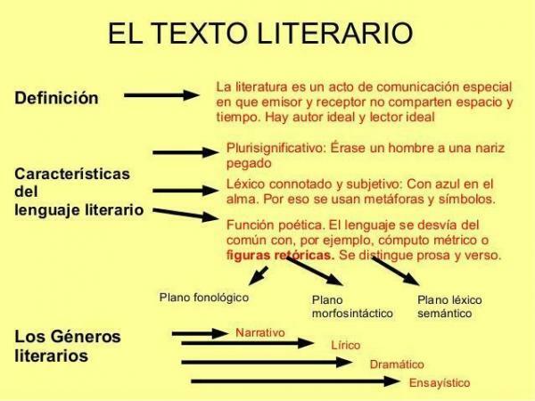 Differences between literary and non-literary text - What is a literary text?
