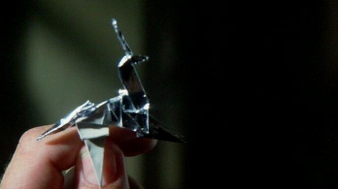 jednorożec origami em Blade Runner