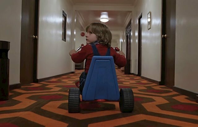 Frame from the film The Shining.