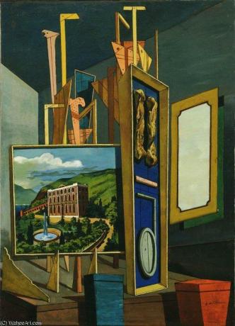 Giorgio de Chirico: most important works - Great metaphysical interior (1917)
