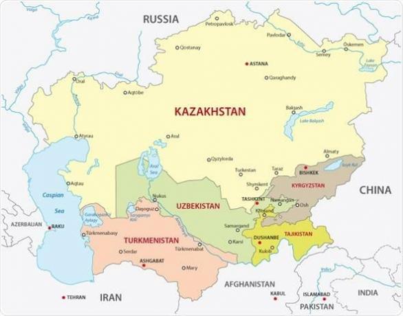 मध्य एशिया की नदियाँ - मध्य एशिया क्या है?