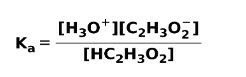 константа на йонизация на слаба киселина