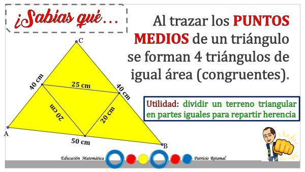 Melyek a háromszög csúcsai - Melyek a háromszög felezőpontjai?