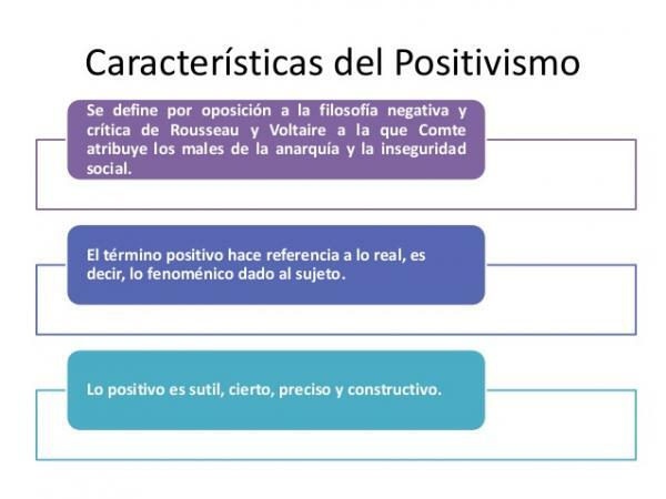 Характеристики на позитивизма във философията - Основни характеристики на позитивизма във философията