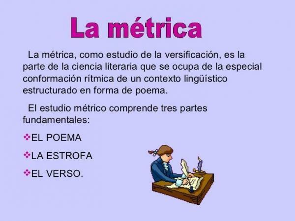 How to make the metric and rhyme of a poem - Types of metrics