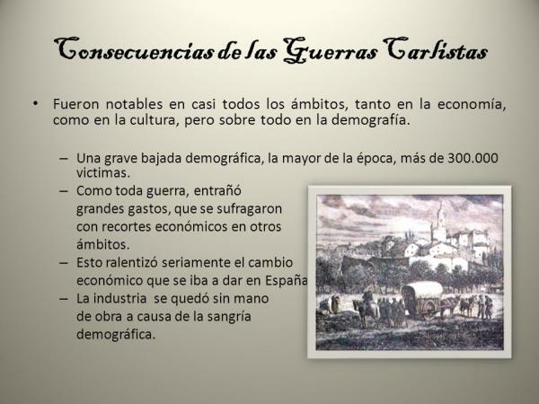 Causes and consequences of the First Carlist War - Consequences of the First Carlist War
