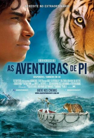 Cartaz do film As Adventures of Pi.