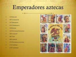 Najvidnejši cesarji AZTEC