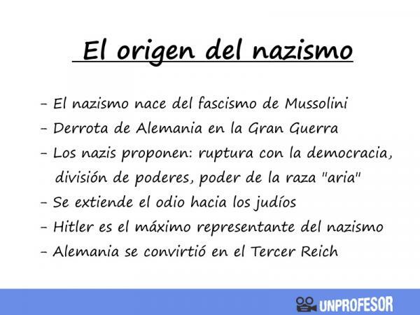 Qual foi a origem do nazismo