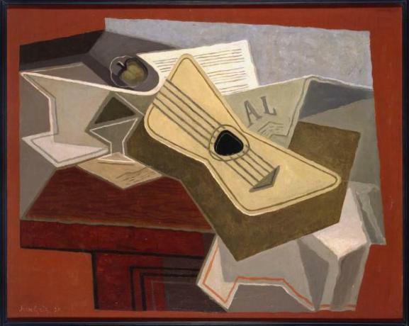 Spanish avant-garde painters and their works - Juan Gris (1887–1927), one of the leaders of Cubism